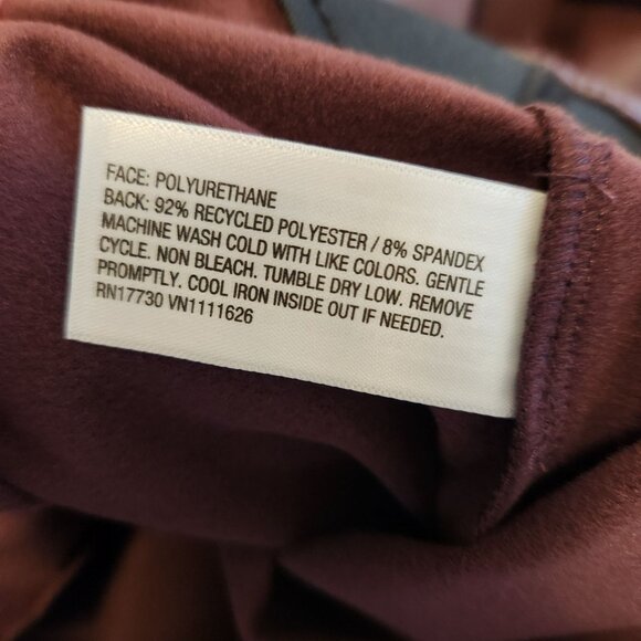 A New Day Purple Faux Leather Skinny Pants Leggings Size Large NWT - Picture 9 of 10